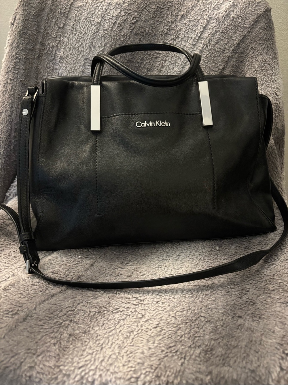 Calvin Klein Leather satchel